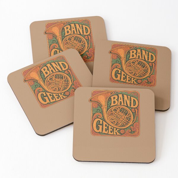 Item preview, Band Geek French Horn Music Design designed and sold by FrictionMaxxing.