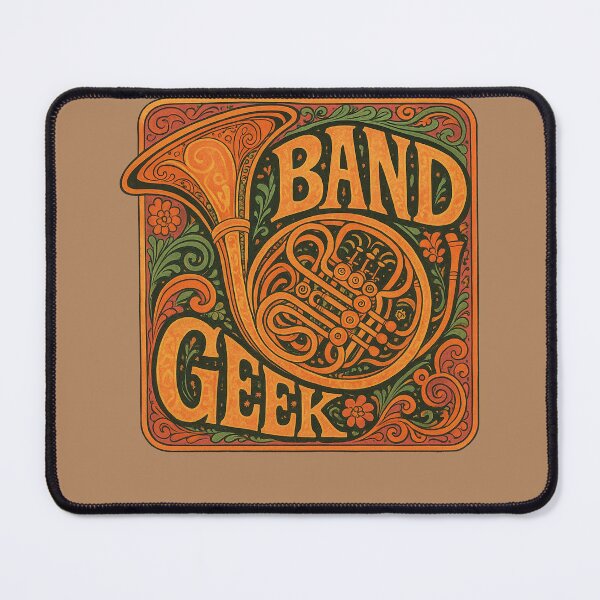 Item preview, Band Geek French Horn Music Design designed and sold by FrictionMaxxing.