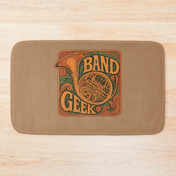 Item preview, Band Geek French Horn Music Design designed and sold by FrictionMaxxing.
