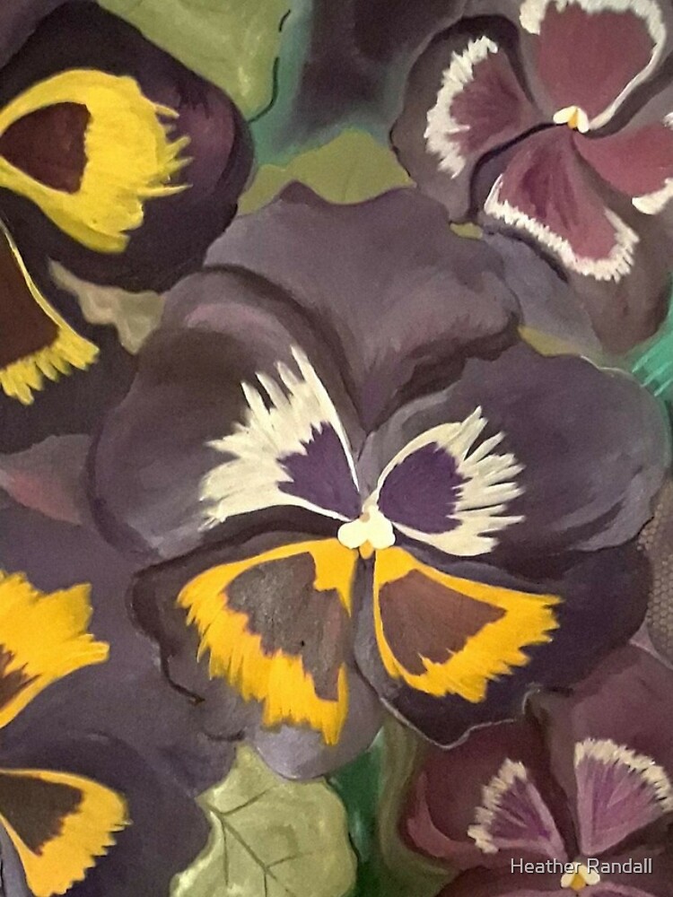 Thumbnail 4 of 4, iPhone Case, Pansy Garden designed and sold by HeathersArt.