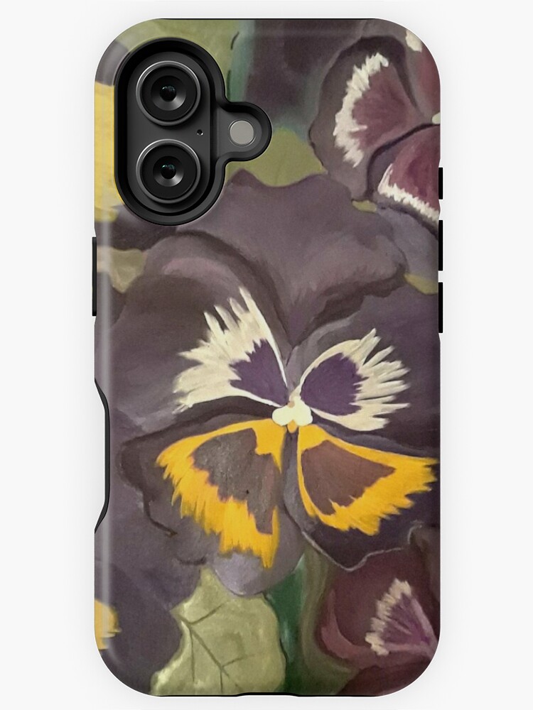 Thumbnail 1 of 4, iPhone Case, Pansy Garden designed and sold by HeathersArt.