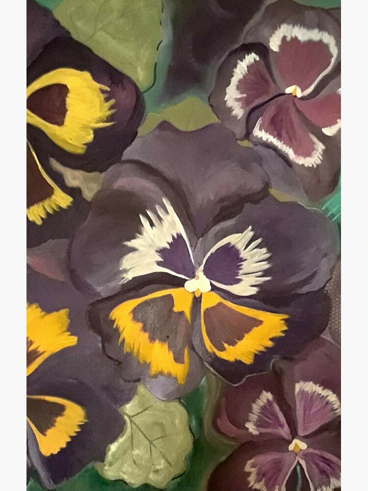 Thumbnail 4 of 4, Samsung Galaxy Phone Case, Pansy Garden designed and sold by HeathersArt.