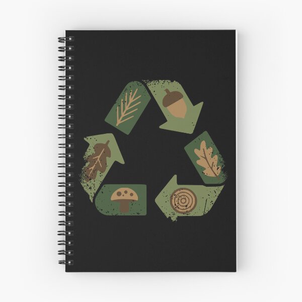 Item preview, Vintage distressed bold forest camping life recycle symbol earth day awarness squad designed and sold by 3rd Eye Perceptions.