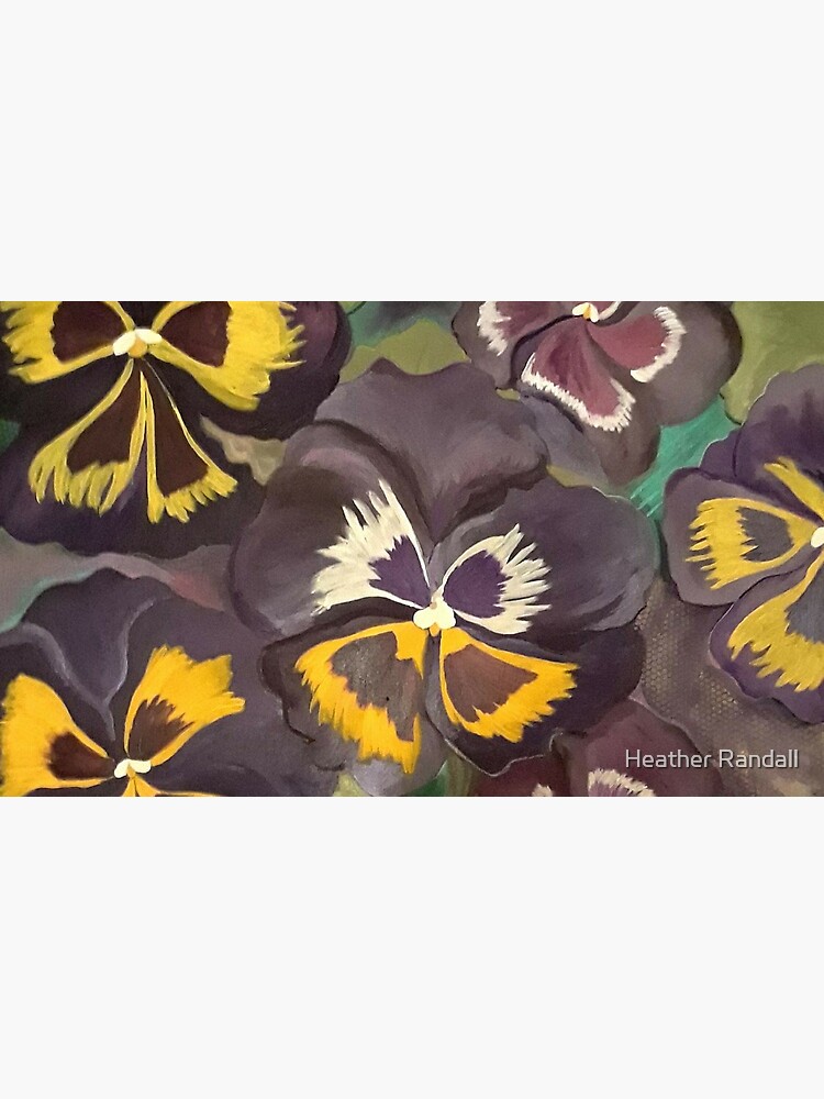 Thumbnail 4 of 4, Coffee Mug, Pansy Garden designed and sold by HeathersArt.
