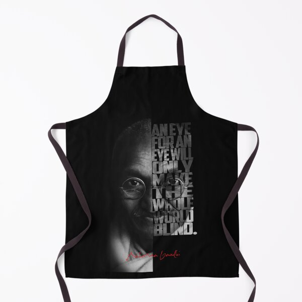 Item preview, Mahatma Gandhi – Minimalist Split-Face Typography Portrait designed and sold by Enea Kelo.