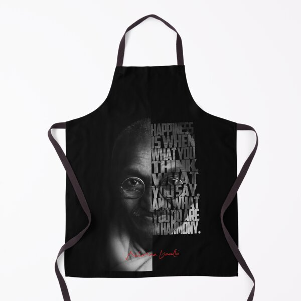 Item preview, Mahatma Gandhi – Minimalist Split-Face Typography Portrait designed and sold by Enea Kelo.