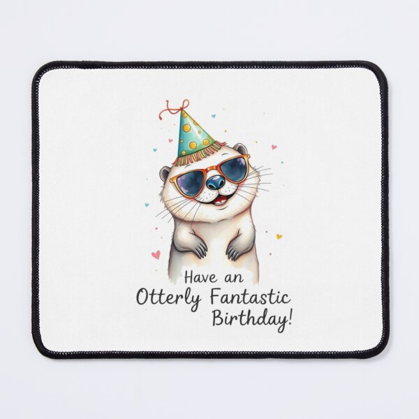 Item preview, Have an otterly fantastic Birthday cute kawaii meme gift balloons otter designed and sold by CheeseBlueprint.