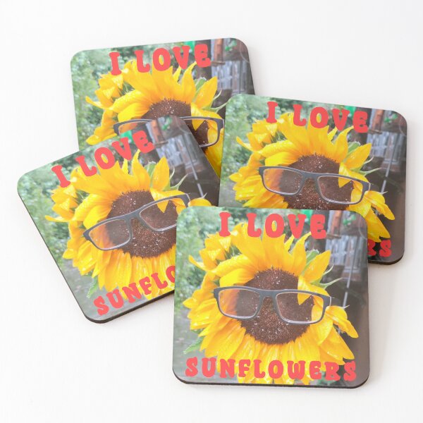 Item preview, I love SUNFLOWERS photography funny designed and sold by vibeno1.
