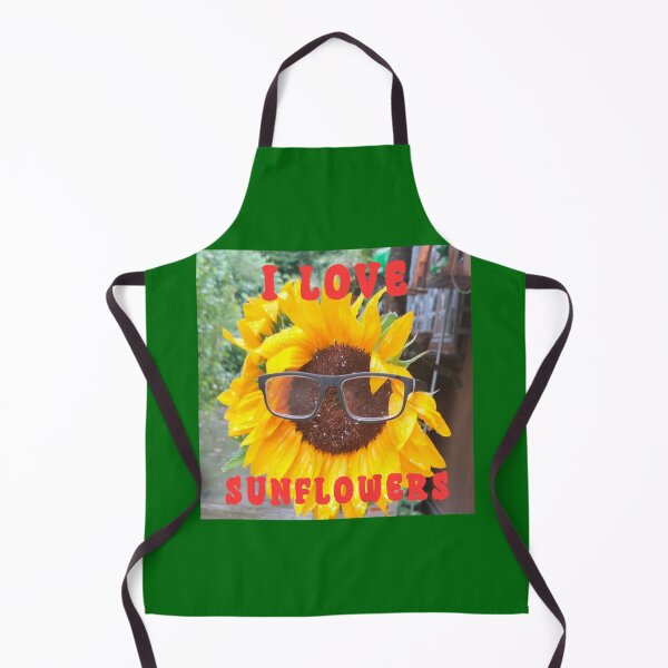 Item preview, I love SUNFLOWERS photography funny designed and sold by vibeno1.