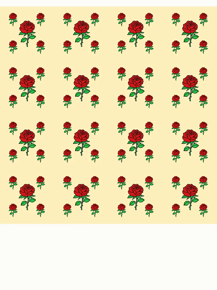 Thumbnail 6 of 6, Pullover Sweatshirt, Red Roses Pattern designed and sold by varinthip.
