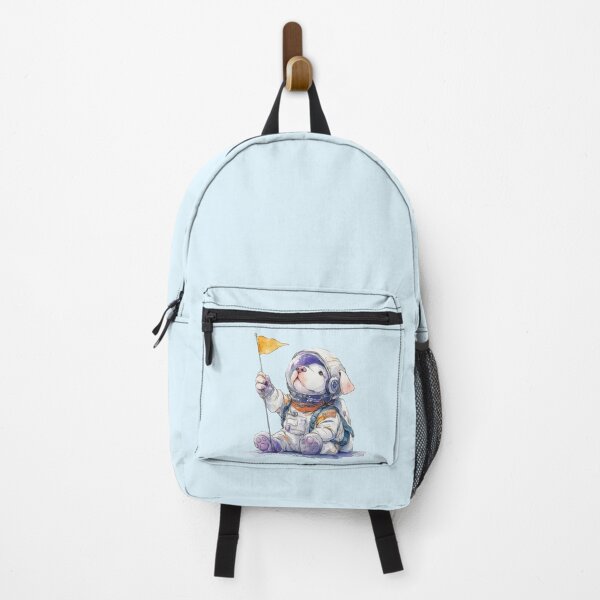 Item preview, Adorable Space Dog Explorer with Flag designed and sold by Bambooartist.