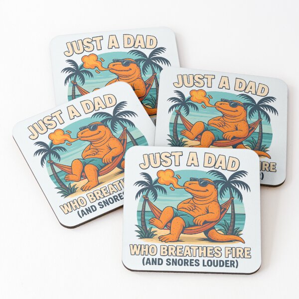 Item preview, Just a Dad – Komodo Dragon Fire & Snore designed and sold by Place-Heritages.