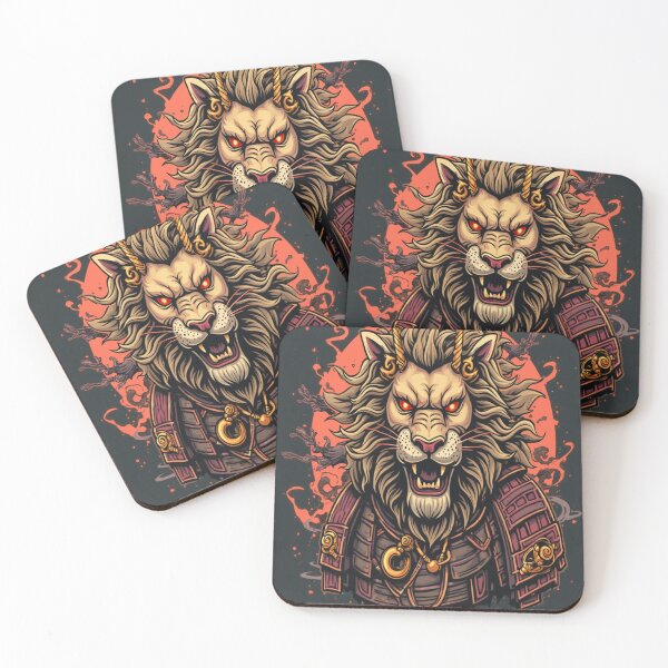 Item preview, Samurai Lion T-Shirt Nature Guard designed and sold by kfxforex.