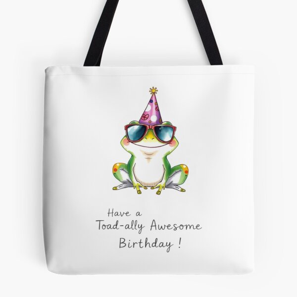 Item preview, Have a toad-tally awesome Birthday cute kawaii meme gift balloons toad frog designed and sold by CheeseBlueprint.