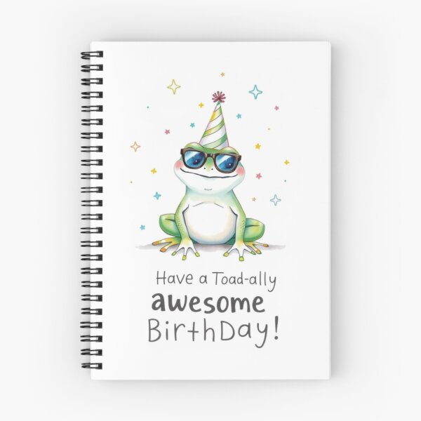 Item preview, Have a toad-tally awesome Birthday cute kawaii meme gift balloons toad frog designed and sold by CheeseBlueprint.