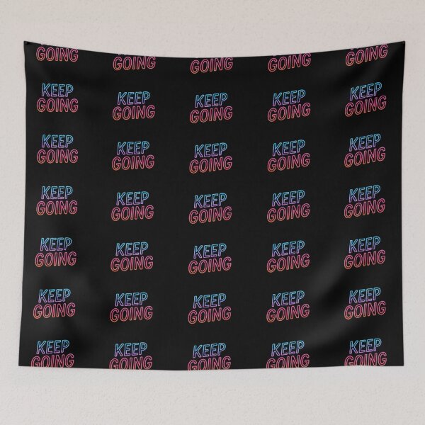 Item preview, Keep Going – Motivational Typography designed and sold by malek193.