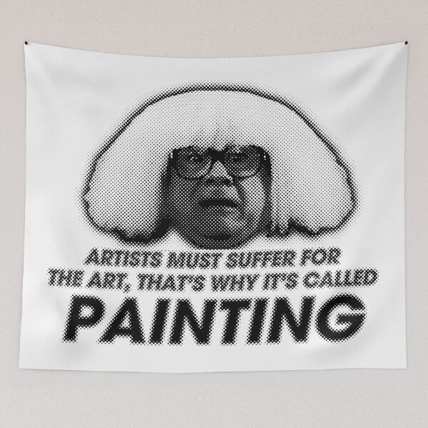 Item preview, Frank Reynolds AKA Ongo Gablogian: artists must suffer from the art, that´s why it´s called painting designed and sold by Sebastián Piedrahita.