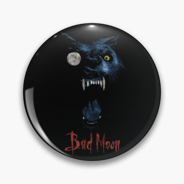 Item preview, Bad Moon distressed designed and sold by Power Up Prints.