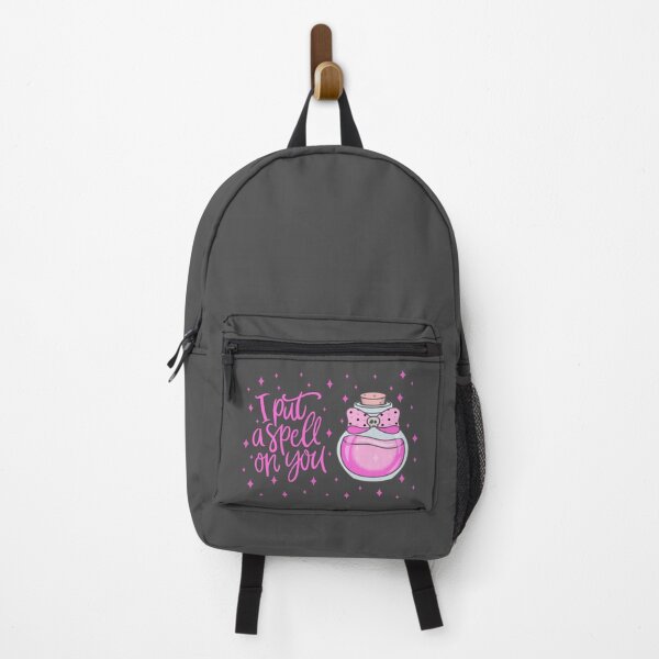 Item preview, I Put a Spell on You - Sparkly Pink Potion with Bow & Skull designed and sold by SpunkyDoodles.