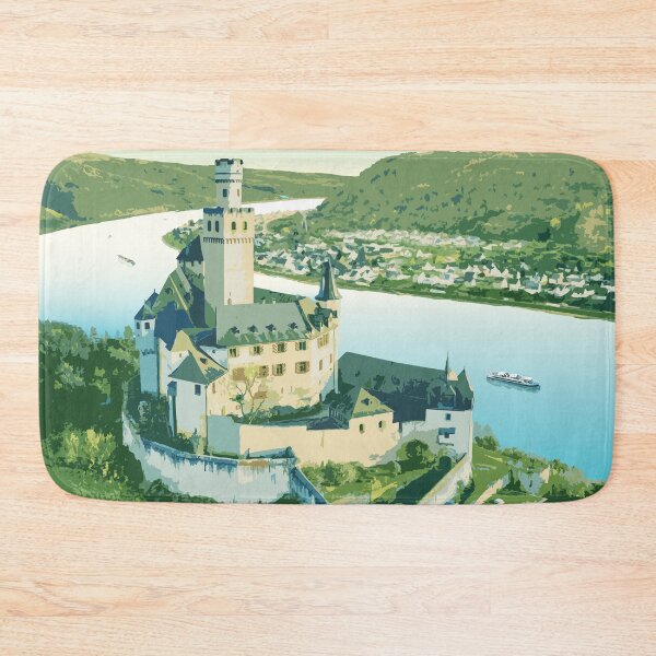 Item preview, The “Marksburg” in the UNESCO World Heritage Site "Upper Middle Rhine Valley” designed and sold by The Rhine in my suitcase.