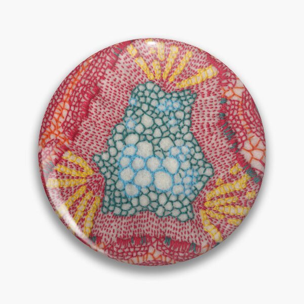 Item preview, Growing - Glycine (soy) - embroidery of plant cells designed and sold by VrijFormaat.