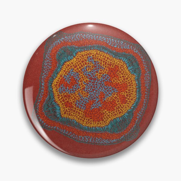 Item preview, Growing - Lamium - embroidery of plant cells designed and sold by VrijFormaat.