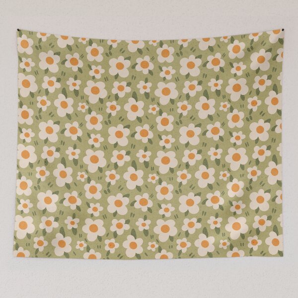 Item preview, Egg Yolk Blooms in Gentle Meadow  designed and sold by Maximuse Store.
