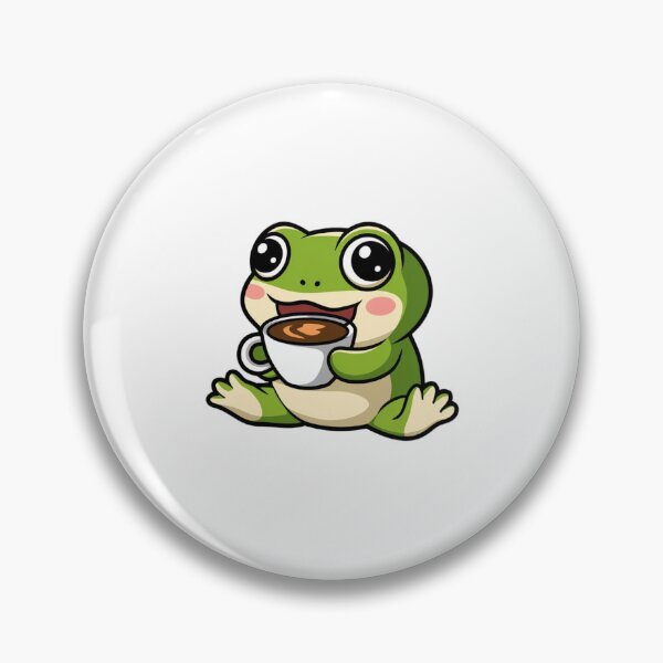 Item preview, frog drinking coffee designed and sold by Eternalski.