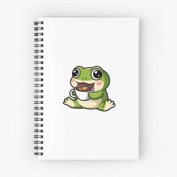 Item preview, frog drinking coffee designed and sold by Eternalski.