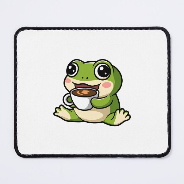 Item preview, frog drinking coffee designed and sold by Eternalski.