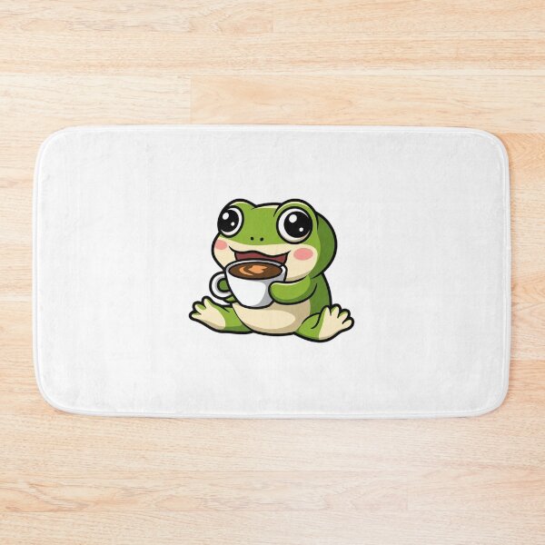 Item preview, frog drinking coffee designed and sold by Eternalski.