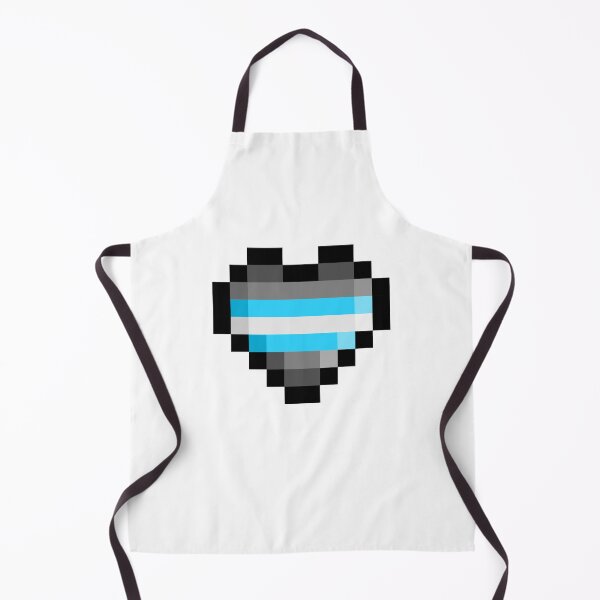 Item preview, Demiboy Pixel Heart Pride Flag designed and sold by HarveyHandcraftsandDesigns.