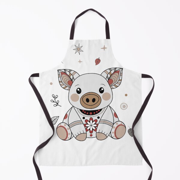 Item preview, Plush Piggy With Floral Pattern. designed and sold by GregorySmithRed.