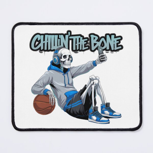 Item preview, Chillin' The Bone - Skeleton Basketball Selfie designed and sold by PhilllandArt.