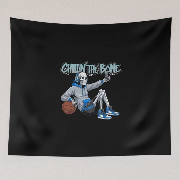Item preview, Chillin' The Bone - Skeleton Basketball Selfie  designed and sold by PhilllandArt.