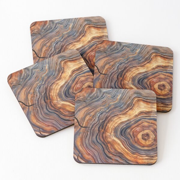 Item preview, Close Up Of Colorful Tree Ring Patterns In Wood designed and sold by pinkal.