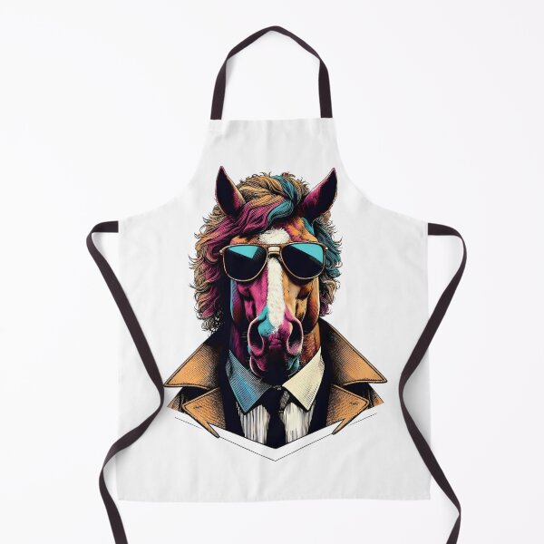 Item preview, Vintage 80s Horse – Funky Urban Animal designed and sold by FunkyFauna.