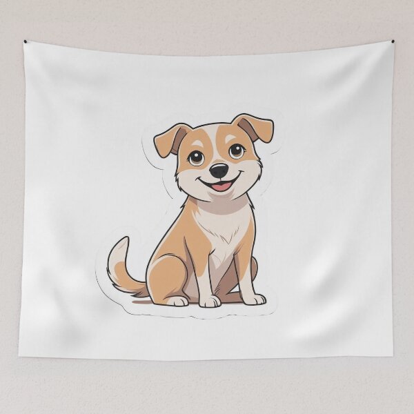 Item preview, Cute Stray Dog Sticker – Adorable designed and sold by ArtivaNest.