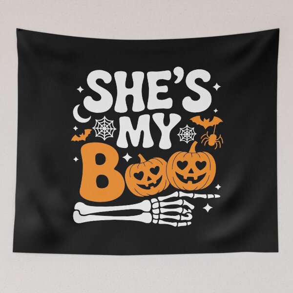 Item preview, She's My Boo Pumpkin Matching Couple Halloween Men Women designed and sold by clothesy7.