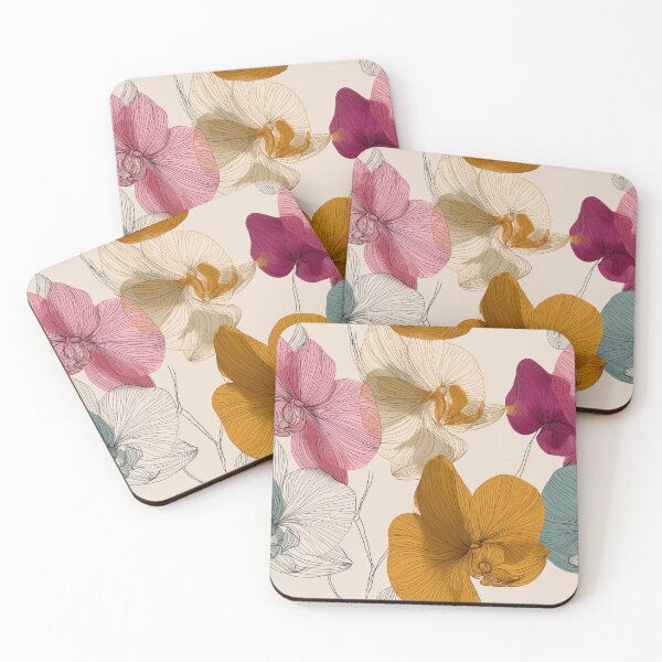 Item preview, Orquídea minimalista colorida designed and sold by calm-style.