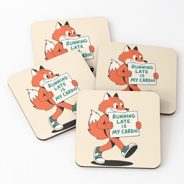 Item preview, Fox - Running Late is my Cargo designed and sold by staceyayesa.