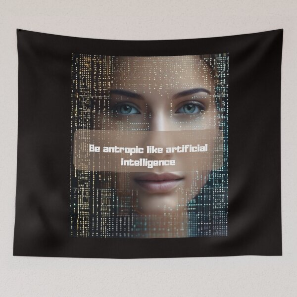 Item preview, Be Antropic Like Artificial Intelligent Nostalgic Gifts designed and sold by Maggiepeshop.