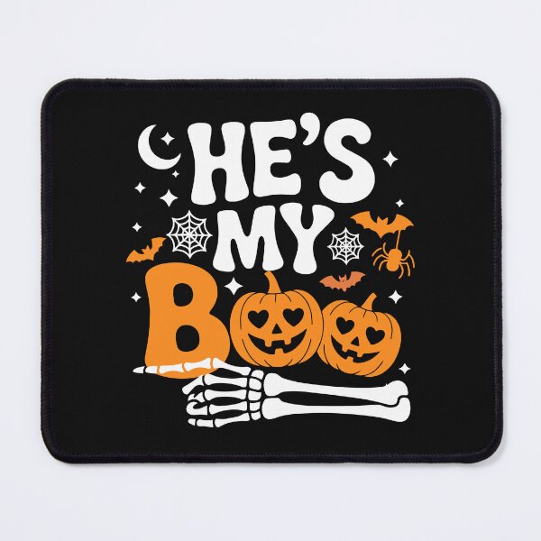 Item preview, He's My Boo Pumpkin Matching Couple Halloween Men Women designed and sold by clothesy7.