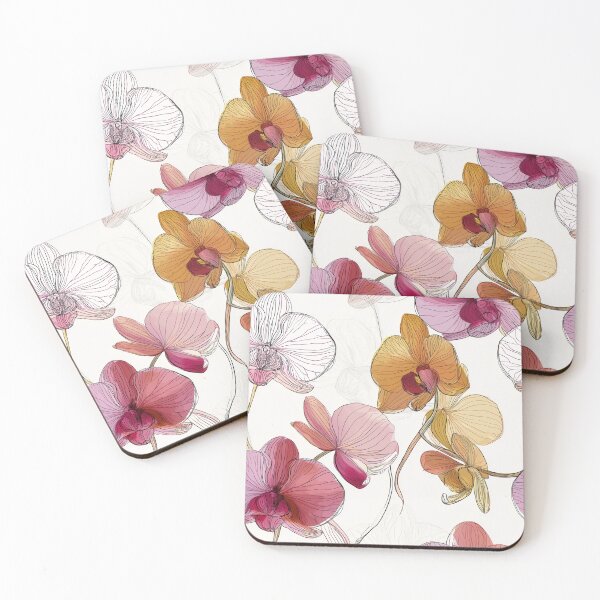 Item preview, Orquídea minimalista colorida designed and sold by calm-style.