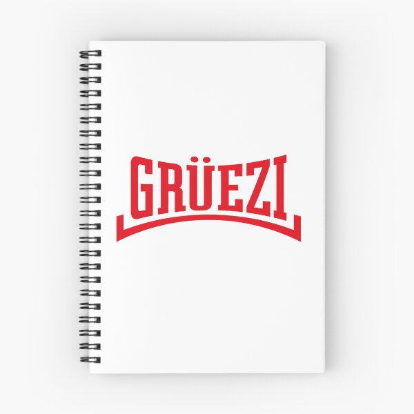 Item preview, Grüezi Lettering (Switzerland / Concave / Red) designed and sold by MrFaulbaum.
