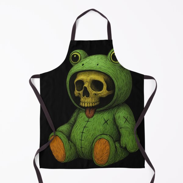 Item preview, Skull in Frog Plush Costume designed and sold by Theetriptank.