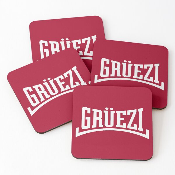 Item preview, Grüezi Lettering (Switzerland / Concave / White) designed and sold by MrFaulbaum.