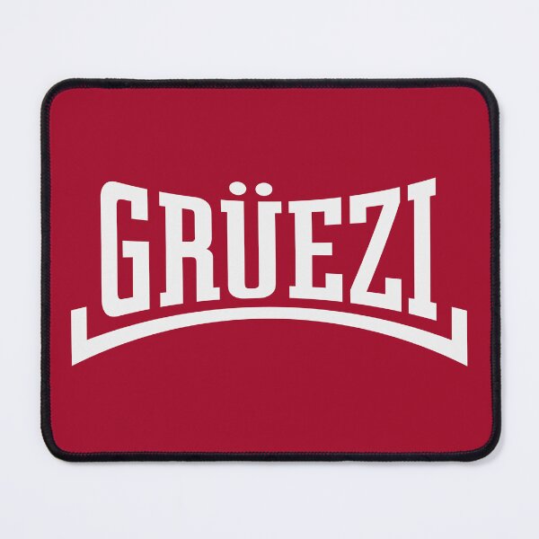 Item preview, Grüezi Lettering (Switzerland / Concave / White) designed and sold by MrFaulbaum.
