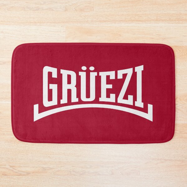 Item preview, Grüezi Lettering (Switzerland / Concave / White) designed and sold by MrFaulbaum.