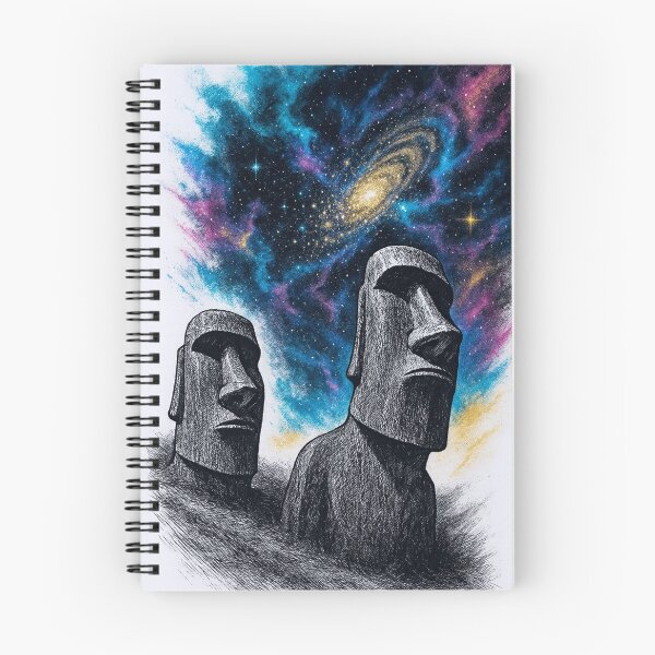 Item preview, Cosmic Sentinels - EASTER ISLAND  designed and sold by CleverCulture.